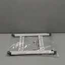 STORAGE MANIAC Expandable Shoe Rack, Stackable Small Shoe Rack, Metal Adjustable Shoes Organizer for Closet, Entryway, Hallway, Garage, Front Door, Shoes Shelves, White 2 Tier