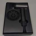 CONFU Hair Dryer, 110000 RPM Fast Drying Blow Dryer with Magnetic Diffuser and Concentrator, Professional Lightweight Ionic Hair Dryer for Women and Men (Black)