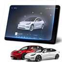 Matte Screen Protector for Tesla Model Y (2020-2024) & Model 3 (2017-2023) [No More Glare & Fingerprint & 9H] Tempered Glass Protector with Alignment Kit for Model 3/Y Accessories