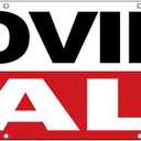 4LessCo 2x6 Feet MOVING SALE Banner Fabric Polyester Sign With Grommets wrb