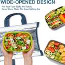 Della Gao Insulated Lunch Bag for Women Men, Waterproof Small Lunch Tote Lunch Box, Reusable Lunch Bags for Work, Party, Travel and Picnic (Blue)