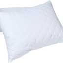 Soft Touch Quilted Pillow Cover Set of 2 (King) with Real Thread Stitching