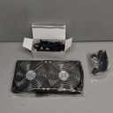 2 x 120mm 240mm Computer Fan with AC Plug 110V/220V to DC 12V Power Supply, Speed Controller 3V-12V Adjustable, for PC Case/Server/Cabinet/Workstation/Small Box Exhaust Cooling