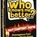 QUOKKA Who Knows Me Better? - Hot & Wild Edition | Bold & Spicy Party Card Game for Adults Only | 500+ Daring Questions to Expose Your Friends’ Deepest Desires 2 Pack