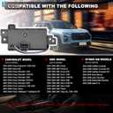 Blower Control Module AC Blower Motor Resistor fit for 2003-2007 Chevy Silverado Avalanche Suburban Tahoe, GMC Envoy Sierra Yukon, Cadillac Escalade,Buick RainierReplaces 4P15161580567, 93803636