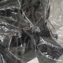 MORGAN AND CO. Women's Satin Mini Dress W/Rhinestone Trim & Spaghetti Straps - Party, Prom and Evening Style Black, Size X