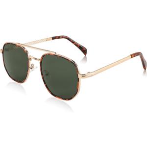 FEISEDY Sunglasses Aviator Men Women 70s Sun Glasses Square Frame UV400 Protection B2953