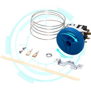 Upgraded 988284 800382 Refrigerator Temperature Control Kit077B6856 Thermostat ControllerCompatible with True RefrigeratorsFit for TBB, TCM, TDD, TGU, TGW, TMC, TPP, TRCB, TUC, TWT, GDM, GEM