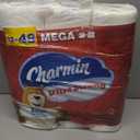 Charmin Toilet Paper Ultra Strong, 12 Mega Rolls = 48 Regular Rolls, 2-ply Bath Tissue
