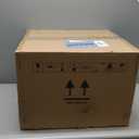 Open-Top Self Cleaning Litter Box, Automatic Cat Litter Box with APP Control, Dual Safety Sensors, Includes Trash Bags, Grey-White