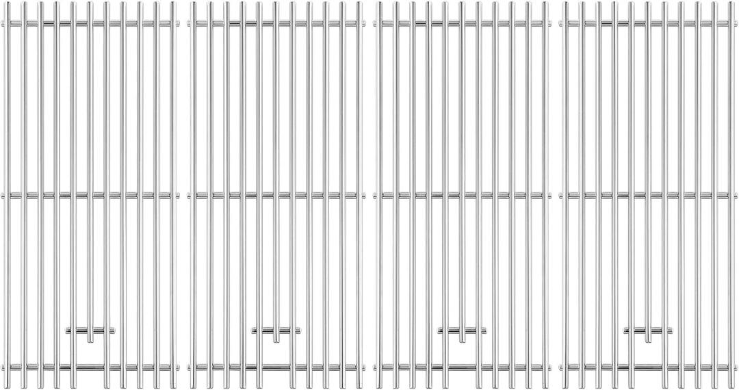16517 Grill Grates Replacement Parts for Bull 4 Burner Grill Parts Bull Angus 47628 47629 Bull Outlaw 26038 26039 69008 69009 65073 87049 Lion Premium L75000 Stainless Steel Cooking Grates 4 Pieces