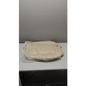 2 Pack Front Car Seat Bottom Covers, Universal Auto Seat Cushions, Nappa Leather Full Wrapping Edge Compatible with Most of Vehicles - SUVs/Sedans/Pickup Trucks, Beige (StyleA-Stripes)