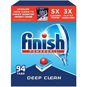 Finish - All in 1 - Dishwasher Detergent - Powerball - Dishwashing Tablets - Dish Tabs - Fresh Scent, 80 Count (Pack of 1) - Packaging May Vary