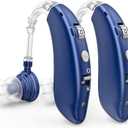 Rechargeable Hearing Aid for Seniors, LIGINN Hearing Amplifier Aids, Sound Amplifier Device with Noise Cancelling,Digital Ear for Hearing Loss Tinnitus,Invisible Ear with Volume Control