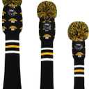 Scott Edward Golf Headcovers for Woods Set of 3 Fits Well Driver(460cc) Fairway Wood and Hybrid(UT),Beautiful and Interesting Patterns