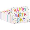 50 Pieces Birthday Napkins Disposable Birthday Party Napkins 13 x 13 Inches, Paper Cocktail Napkins Decorations for Baby Shower Party, Pack Of 2