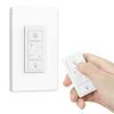 Light Switch, Smart Dimmer Switch with Wireless Remote Control, Single Pole Smart Switch Support Bluetooth Compatible with Alexa for Dimmable LED/CFL/Incandescent