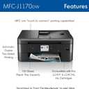 Brother MFC-J1170DW Wireless Color Inkjet All-in-One Printer with Mobile Device Printing, NFC, Cloud Printing & Scanning, Refresh Subscription and Amazon Dash Replenishment Ready