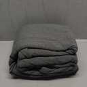 Amazon Basics 4 Piece Bed Sheet Set, 100% Cotton Jersey, Includes Super Soft, Flat and Fitted Sheets, Pillowcase, Full, Gray, Solid