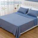 CHOSHOME Cooling Blanket for Hot Sleepers Lightweight Summer Cold Thin Blankets for Sleeping, Hot Flashes Night Sweats, Soft Blanket for Bed, Full Size, Blue