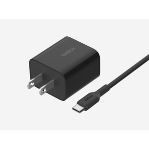 Belkin 25W USB-C Power Charger for iPhone (20W) and Samsung (25W) - Black