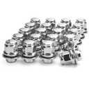 12mmX1.5 Mag Lug Nuts Compatible with Toyota Tacoma Camry Corolla 5 Lug Wheel, M12x1.5 OE Style Aftermarket Wheel Nuts fit Highlander RAV4 Prius Stock Rim, 20pcs Alloy Steel Nuts Replace Factory Nuts