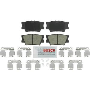 BOSCH BE1212H Blue Ceramic Disc Brake Pad Set With Hardware - Compatible With Select Lexus ES300h, ES350, HS250h; Pontiac Vibe; Toyota Avalon, Camry, Matrix, RAV4; REAR