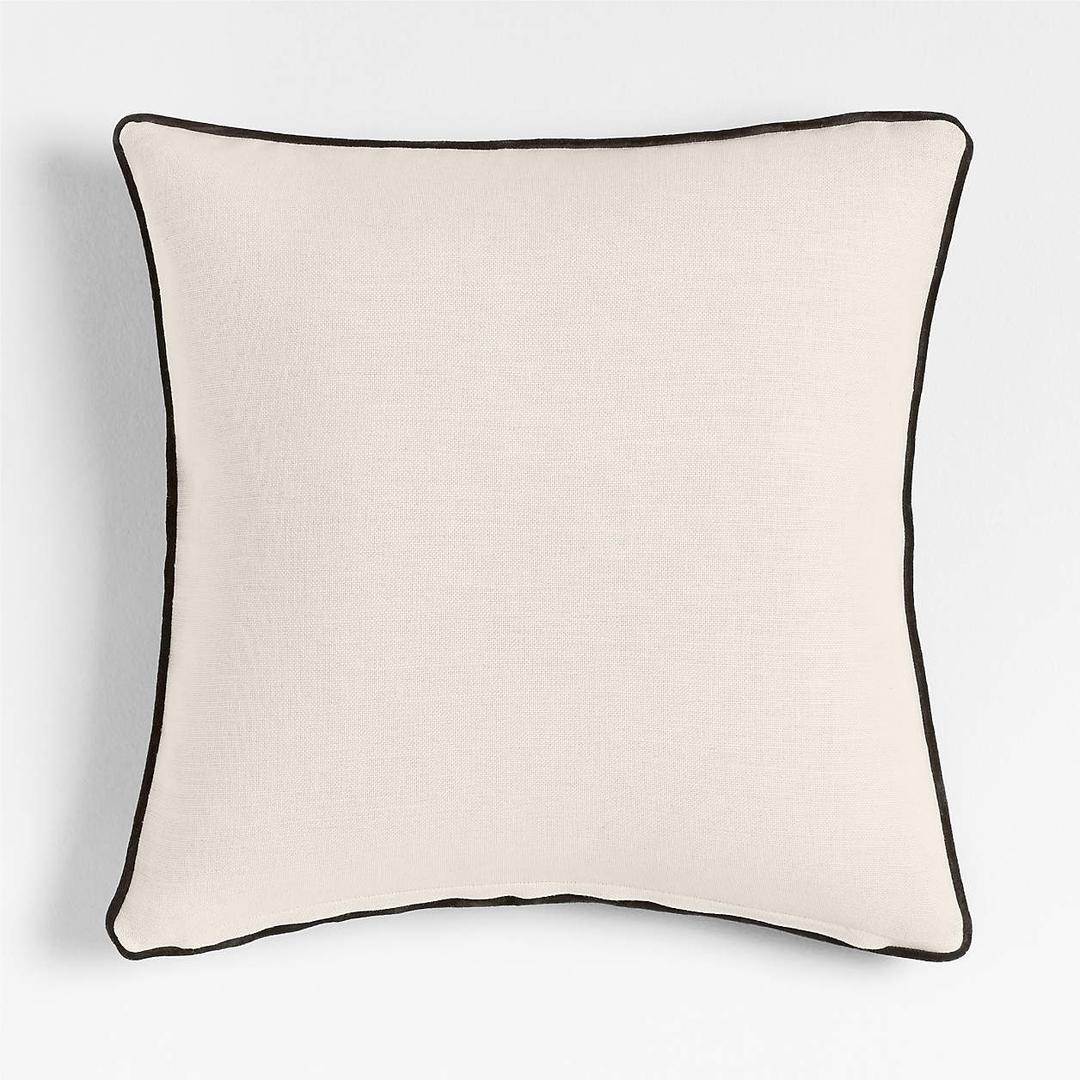Fancy Homi Ivory 28x28 Inch Pillow Covers Set of 2, Beige European Square Pillow Shams, Super Soft Faux Suede Solid Big Cream Euro Shams Pillowcase for Bed Bedroom