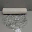 Cloth Lamp Shade Round lamp shade Natural Linen Lamp Cover Small Table Lamp Cover for decorate Table Lamp and Floor Lamp (Beige Round)