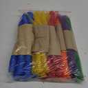 Leinuosen 120 Pack Plastic Spiral Binding Coils Kit Spirals Multi Size Coils for Binding Binder Combs Spines(1/4 5/16 3/8 1/2 5/8 3/4 Inch,Multicolor)