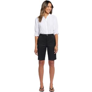 NYDJ Women's Bermuda Short (10, Black)