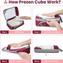 Compression Packing Cubes for Travel, Lightweight Vacation Travel Essentials, Travel Accessories for Suitcase Organizer Bags Set, Durable Luggage Organizer