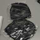 Black Bow Garland Banner 2 Strings 18PCS, Pre-Strung Satin Ribbon Bow Ornaments for Birthday, Baby Shower, Bridal Shower, Wedding, Bachelorette Party, Engagement, Anniversary, Graduation Decor