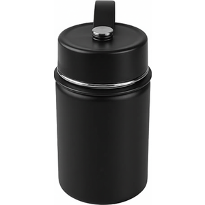 Tahoe Trails 12 oz Double Wall Vacuum Insulated Stainless Steel Water Bottle, Black