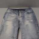 Straight Leg Jeans for Women Stretchy Mid Waist Double Button Wash Solid Skinny Jean, 26