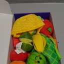 hahaland Baby Sensory Toys - 16 PCS My First Fruit Vegetable Color Sorting Play Food Crinkle, Rattle, Baby Toys 6-12 Months Montessori Toys for 1 Year Old Boy Girl Gifts Toddler Easter Basket Stuffers