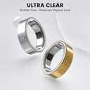 10 Pack Ultra-Thin Clear Skin Cover for Oura Ring Gen 5, Invisible Transparent Anti-Scratch Protector Smart Rings Accessories Protective Film for Oura Ring 5 (Clear, Size 9)