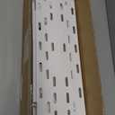 SPACEKEEPER Slim Rolling Storage Cart 4 Tier Bathroom Organizer Mobile Shelving Unit Utility Cart Tower Rack for Kitchen Laundry Narrow Places, White