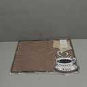 Mat for Coffee Bar 16"x12"  0.30in Thick Non-Slip Rubber Countertop Protector, Spill-Proof Durable Kitchen Counter Mat. Glass Drying, Barista Coffee Bar Accessories. (Warm Taupe)