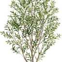 7ft Olive Trees Artificial Indoor, Tall Faux Olive Tree with Realistic Leaves and Lifelike Olives Fruits, Large Fake Silk Plant for Living Room Office Bedroom Balcony Home Decor