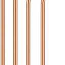2activelife Copper Drinking Straws Gift Set – 100% Pure Copper, Handcrafted & Food-Safe | Includes 2 Bent + 2 Straight Straws (8.5-Inch) – Perfect for Gifting
