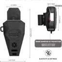 SAMSFX Fishing Pliers, Muti-Function Fly Fishing Tools, 8" Saltwater Resistant Gear Hook Remover Split Ring Tungsten Cutters, with Lanyard & Sheath