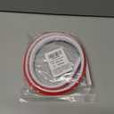 Flexible Quarter Round Molding Double Sided Self Adhesive Peel and Stick Bendable Molding Trim for Floor, Bathrooms, Cabinet Edge, Countertops, Kitchens (39inch)