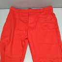 iChosy Women's High Waist Skinny Comfy Stretchy Work Pants with Pockets (Red, 16x30)