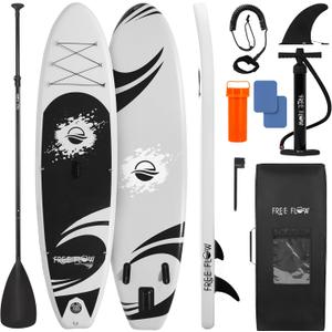 SereneLife Ultra-Light Inflatable Stand Up Paddle Board with Premium SUP Accessories - Extra Wide Stable Design with Non-Slip EVA Deck Pad for Youth and Adults of All Skill Levels - 275 lbs Capacity (Gray) SereneLife Ultra-Light Inflatable Stand Up Paddle Board with Premium SUP Accessories - Extra Wide Stable Design with Non-Slip EVA Deck Pad for Youth and Adults of All Skill Levels - 275 lbs Capacity (Gray)