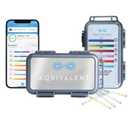 Advanced Pool Test Strips, Hot Tub Test Strips & Pool Water Testing Kit for Spas - 6-Way Chlorine & Ph Test Strips - Above Ground Pool Accessories - AI Mobile App Water Test Kit (Starter Kit)