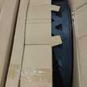 OLIXIS 36 Inch Wood Burning Fire Pit, Round Fire Pits for Outside with Spark Cover Fire Poker, Outdoor Firepit for Patio, Backyard, Garden, Bonfire Party, Black