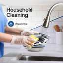 Schneider Clear Vinyl Exam Gloves, Latex-Free, Disposable Medical Gloves, Cleaning Gloves, Food Safe, Powder-Free, 4 mil