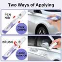 Touch Up Paint for Mercedes Benz Mars Red (590/3590)-Exact Match–Chips and Nicks TouchUp Paint Pen Scratch Repair Car Accessories Car Paint Pen for Erase Car Scratches