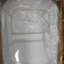 Blushtier 4 Pack Flour Bins with Wheels, White, 20 Lbs